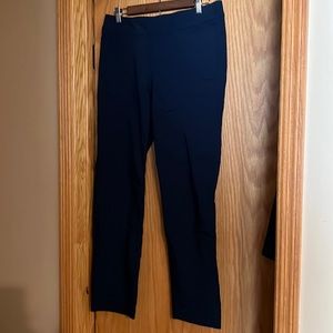 Liz Claiborne navy career pants.  Pull on- perfect for work.